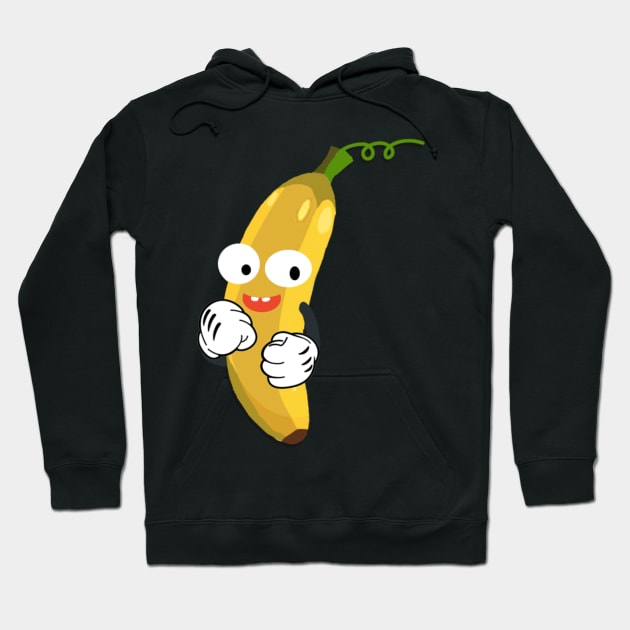 Happy Banana Tshirt Hoodie by  Chirido_Bin